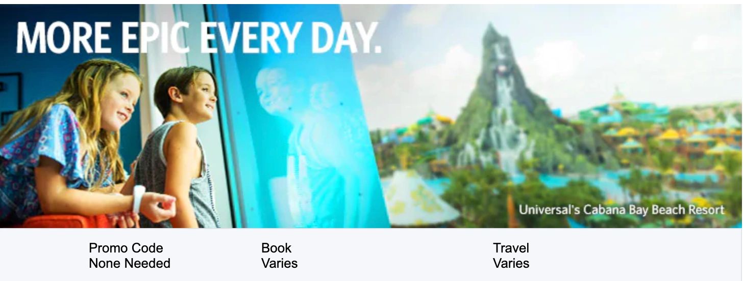Universal Orlando Resort Special Deals and offers